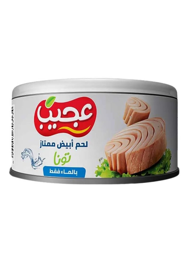 تونه عجيب لحم أبيض ممتاز بالماء فقط