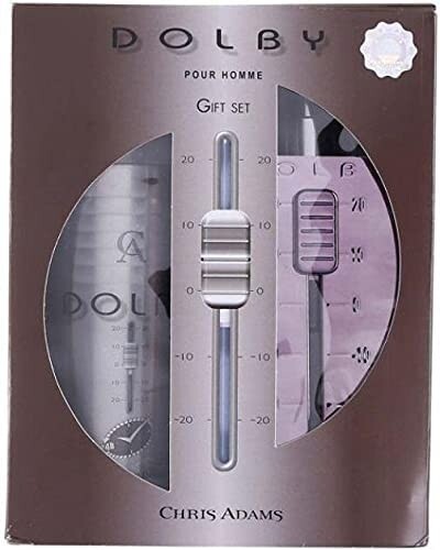 مجموعة عطر دولبي للرجال من كريس ادامز - او دو برفان، 100 مل وسبراي مزيل عرق