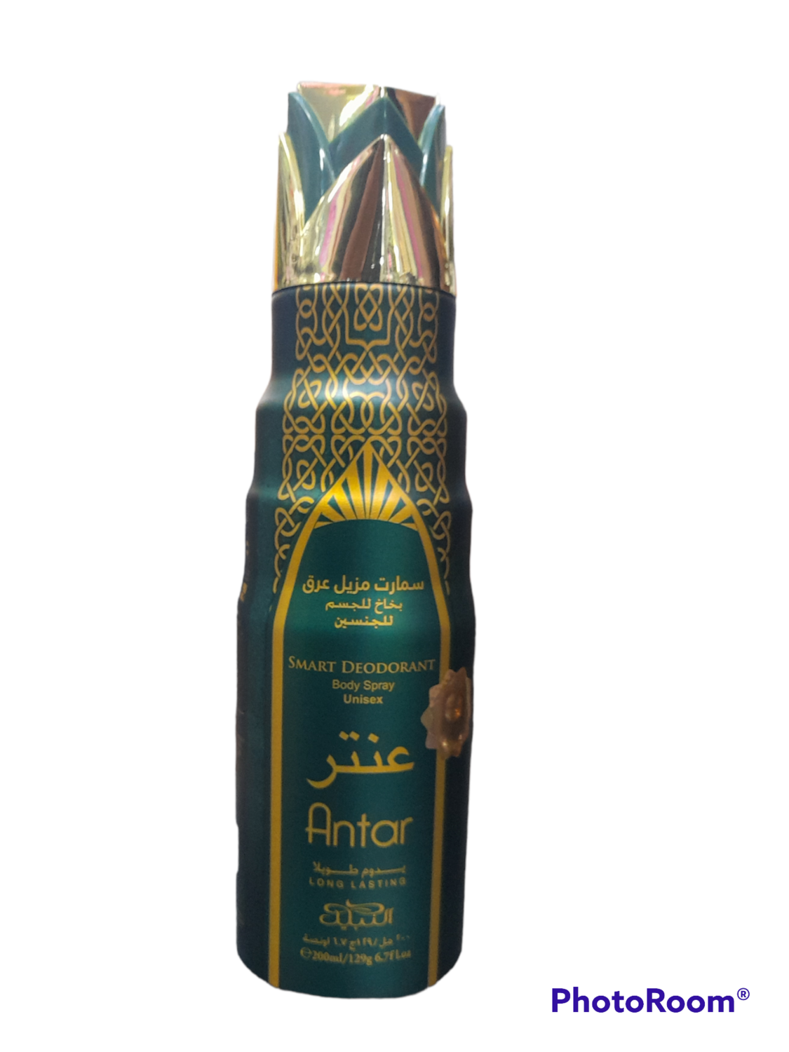 عنتر . مزيل عرق بخاخ للجسم ( للجنسين)