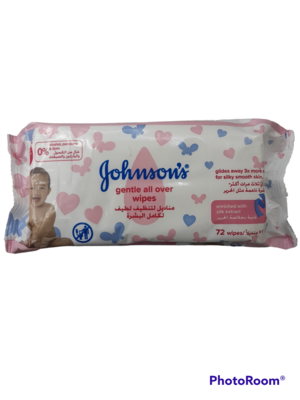 gohnsonis gentle all over 72 wipes