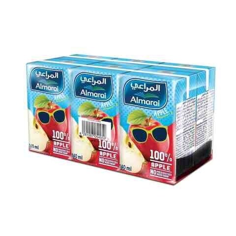 عصير المراعي تفاح ٦×١٤٠ مل