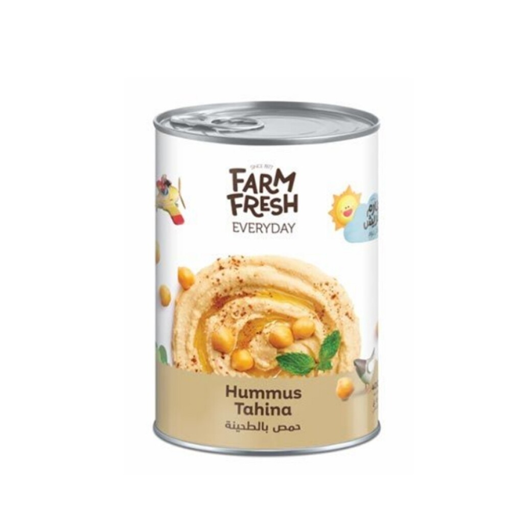 حمص طحينية فارم فرش hummus tahina 400gm