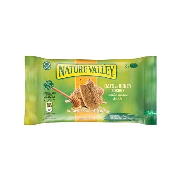 بسكوت الشوفان والعسل 25 جرام NATURE VALLEY