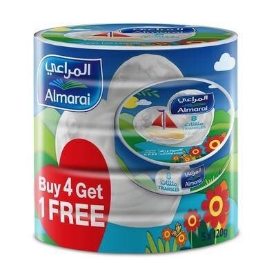 جبن مراعي مثلثات ٤+١