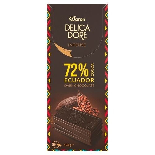 DELICA DORE DARK CHOCOLATE 72% 126g