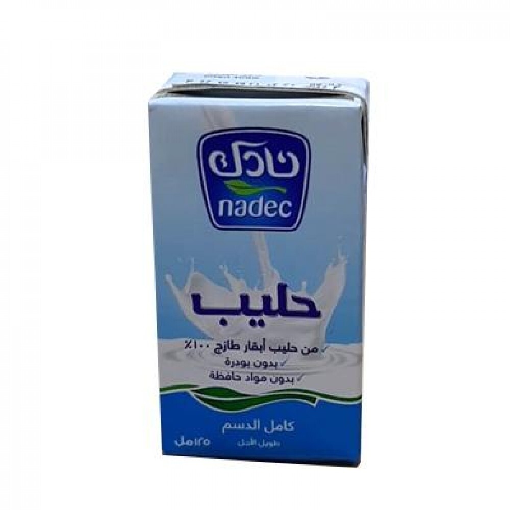 حليب نادك طويل الاجل ١٢٥ مل