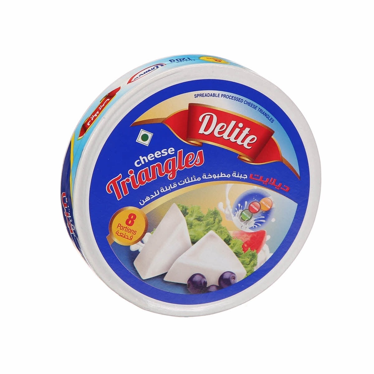Delite cheese triangles 8pc