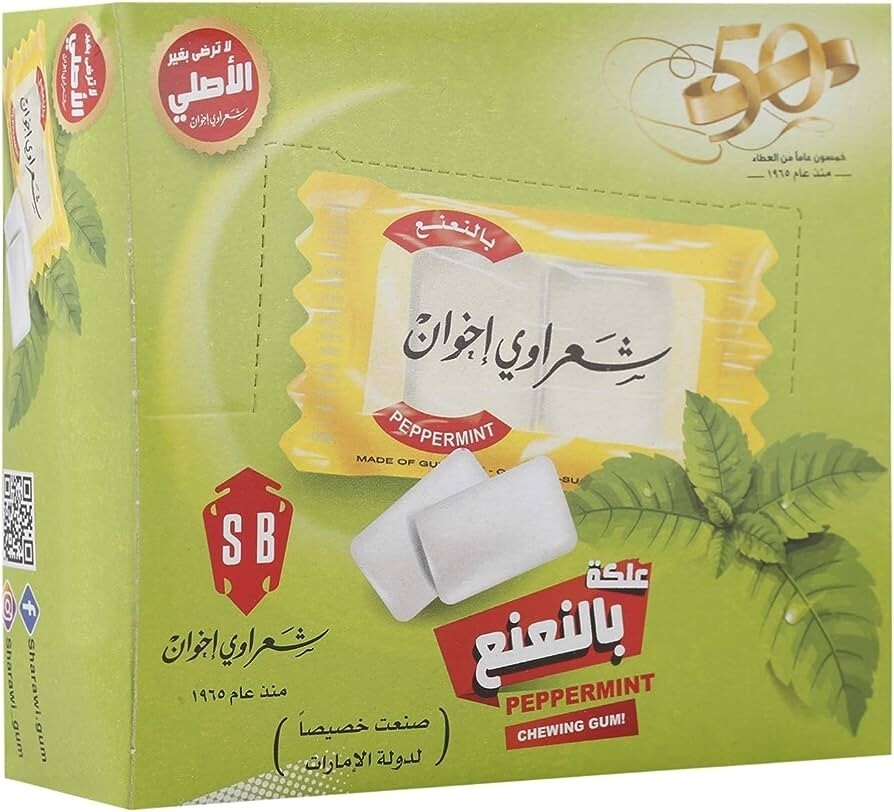 لبان شعراوي بنكهة النعناع ١٠٠ حبه ×٢