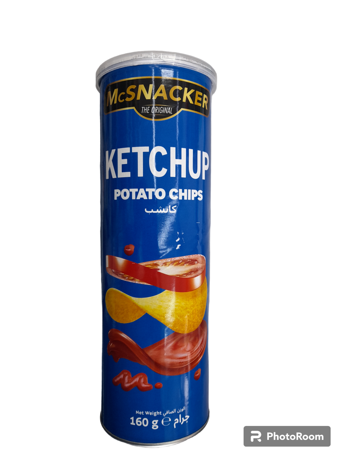 Ketchup potato chips