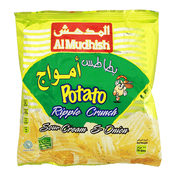 Al Mudhish potato ripple chips