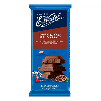 wedel شوكولاته داكنة  ٥٠%١٠٠ جرام 