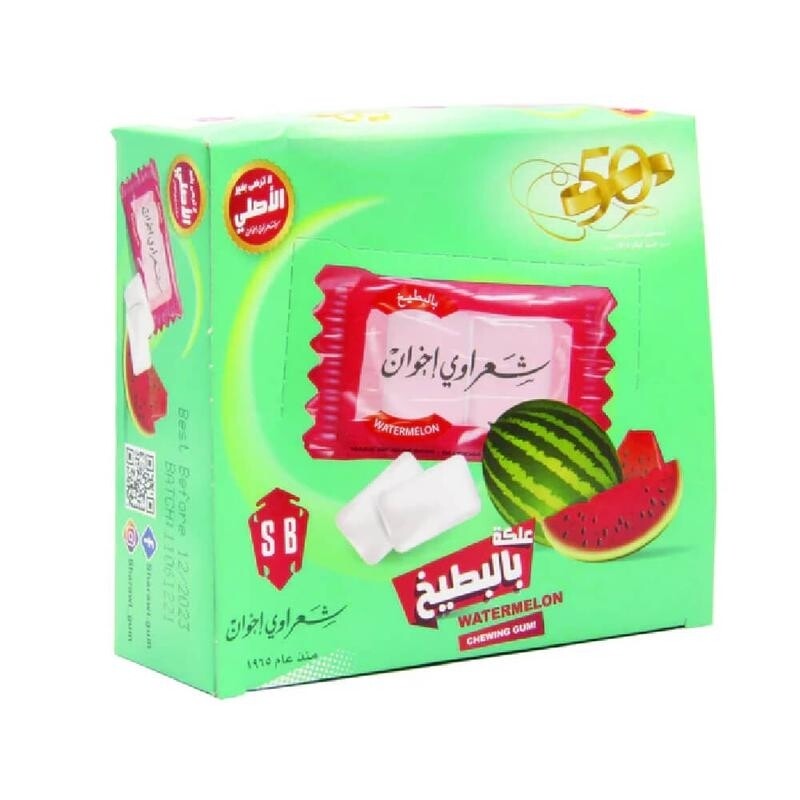 لبان شعراوى اخوان بنكهة البطيخ ١٠٠×٢
