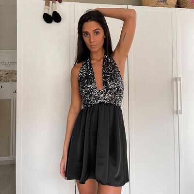 Vestido de noche con lentejuelas