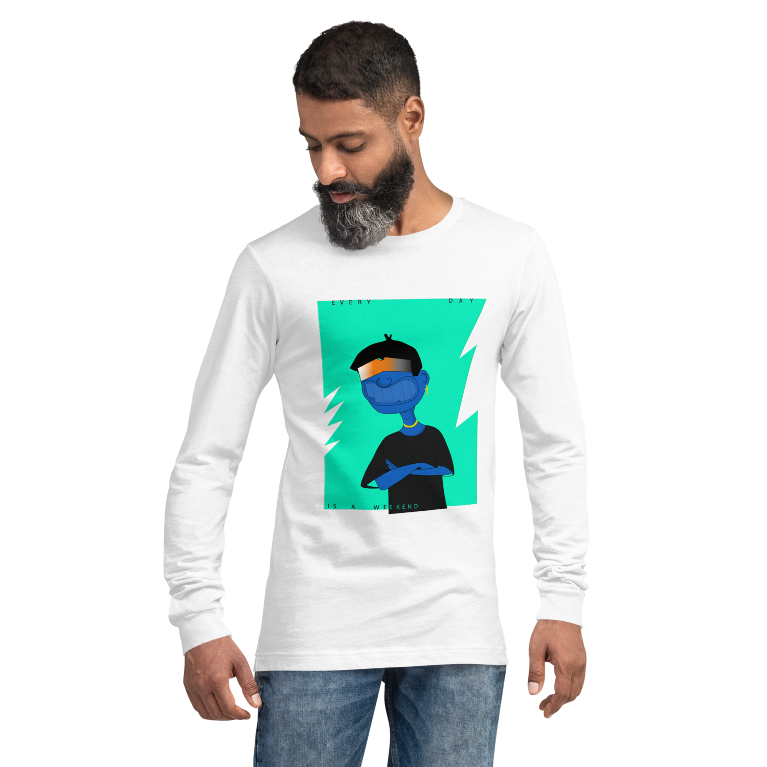 Happy weekends Long Sleeve Tee(unisex)