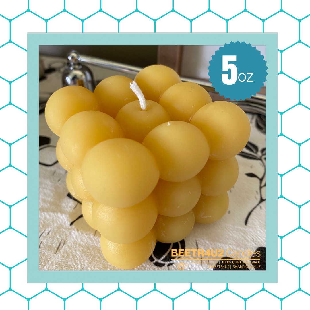 Beeswax Candle - Bubbles