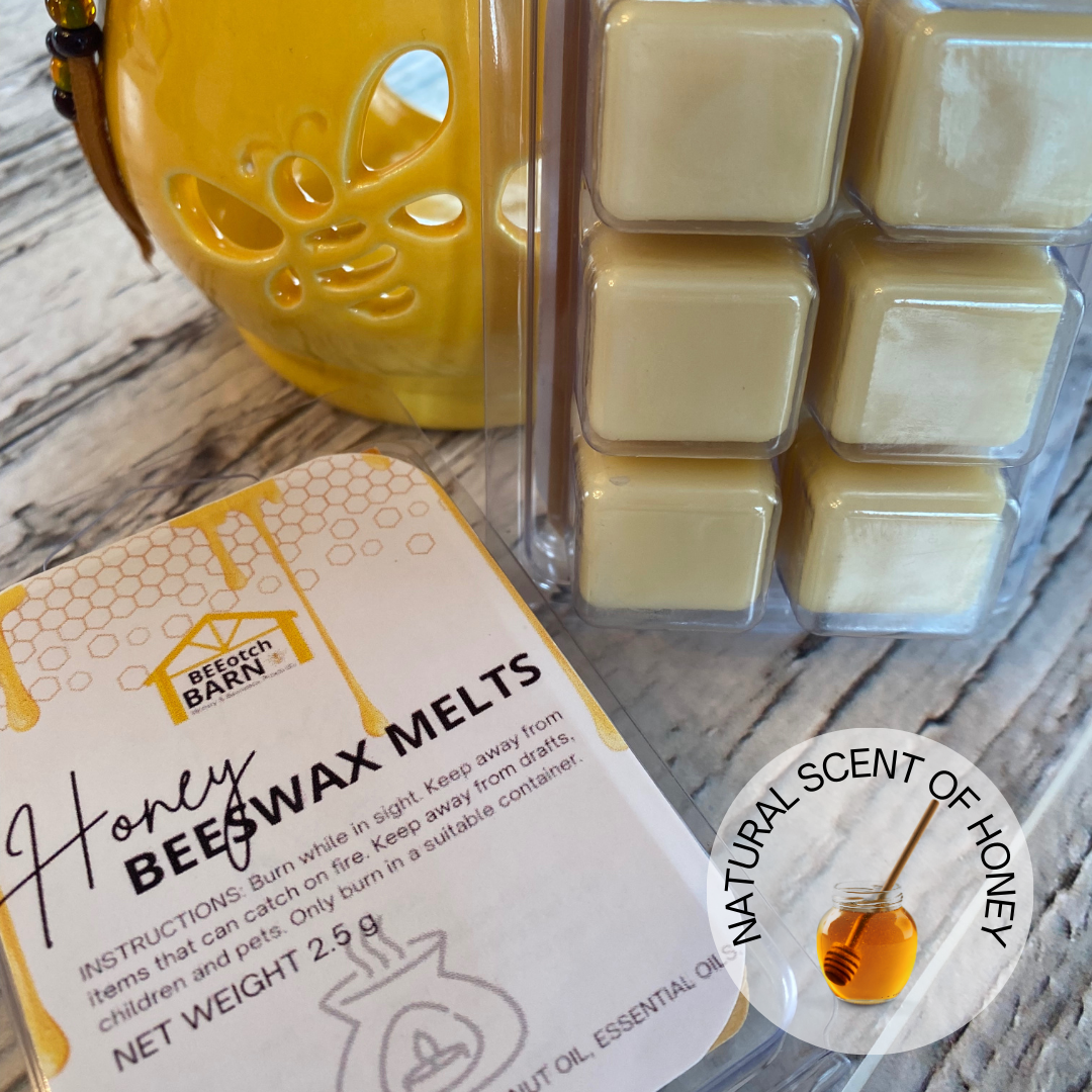 Beeswax Melts SAVE WHEN YOU BUY 3!!, Melt Scents: Honey - All Natural Baby