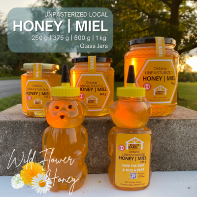 Honey, Unpasteurized (Liquid or Creamed)