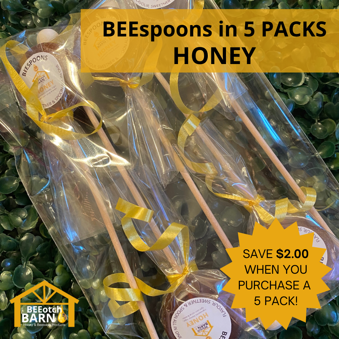 Beespoons - Natural Honey Sweetners 5 Pack