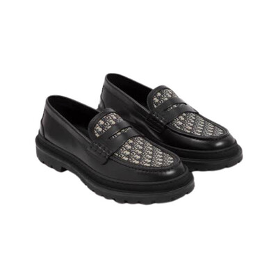 DIOR LOAFER Beige and Black Dior