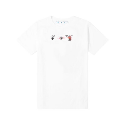 OFF-WHITE SLIM ACRYLIC ARROW TEE
WHITE