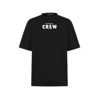 BALENCIAGA
Crew Cotton Oversized T-Shirt Black