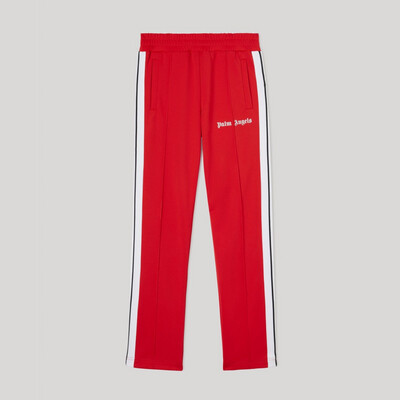 PALM ANGELS TAPED TRACK PANT
RED &amp; WHITE
