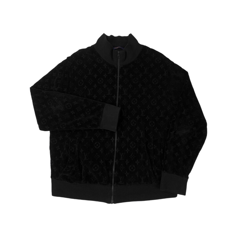 Louis Vuitton
Velour Monogram Blouson Jacket Black