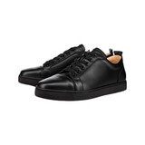 CHRISTIAN LOUBOUTIN Louis Junior Low Top Sneaker Black