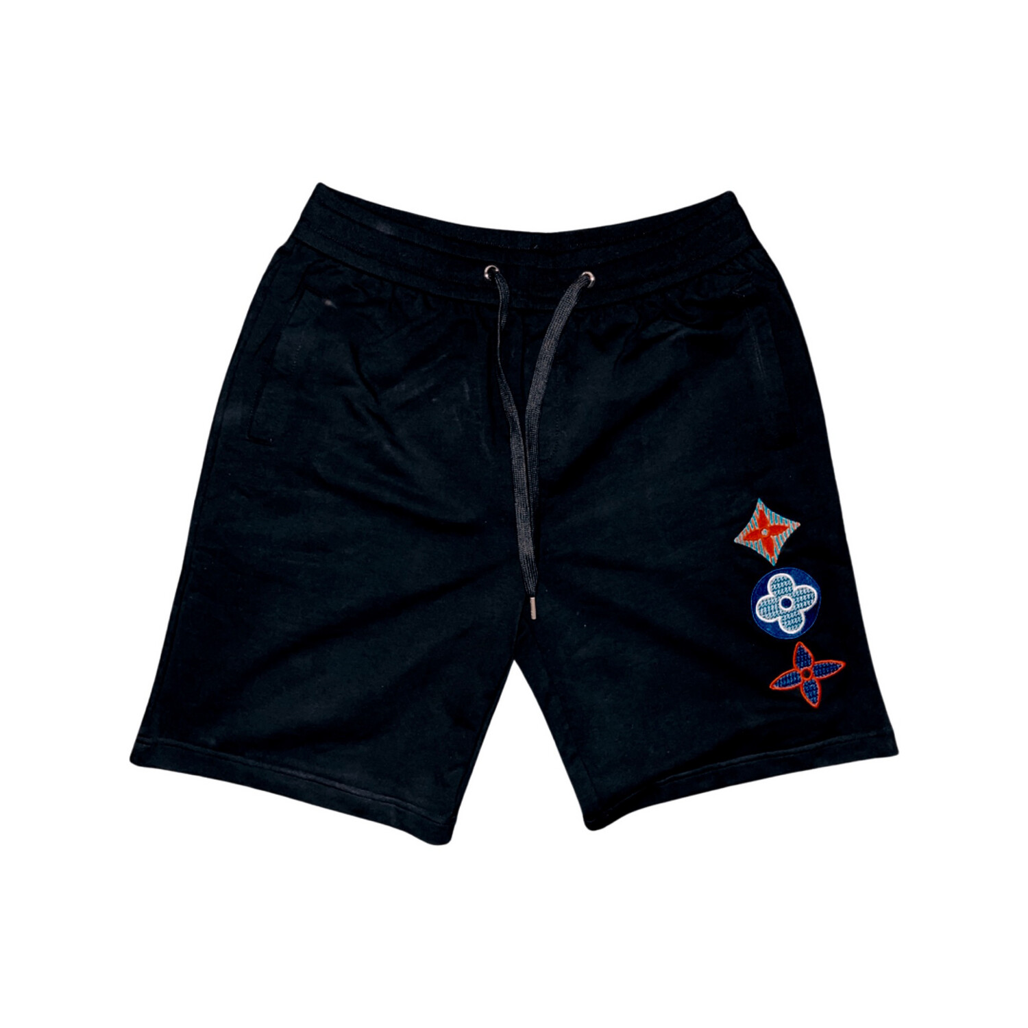 LOUIS VUITTON Triple Black Monogram Multicolor Short