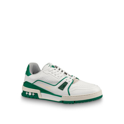 LOUIS VUITTON LV TRAINER SNEAKER in Green