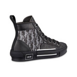 Dior B23 High Top Canvas Oblique Black kids