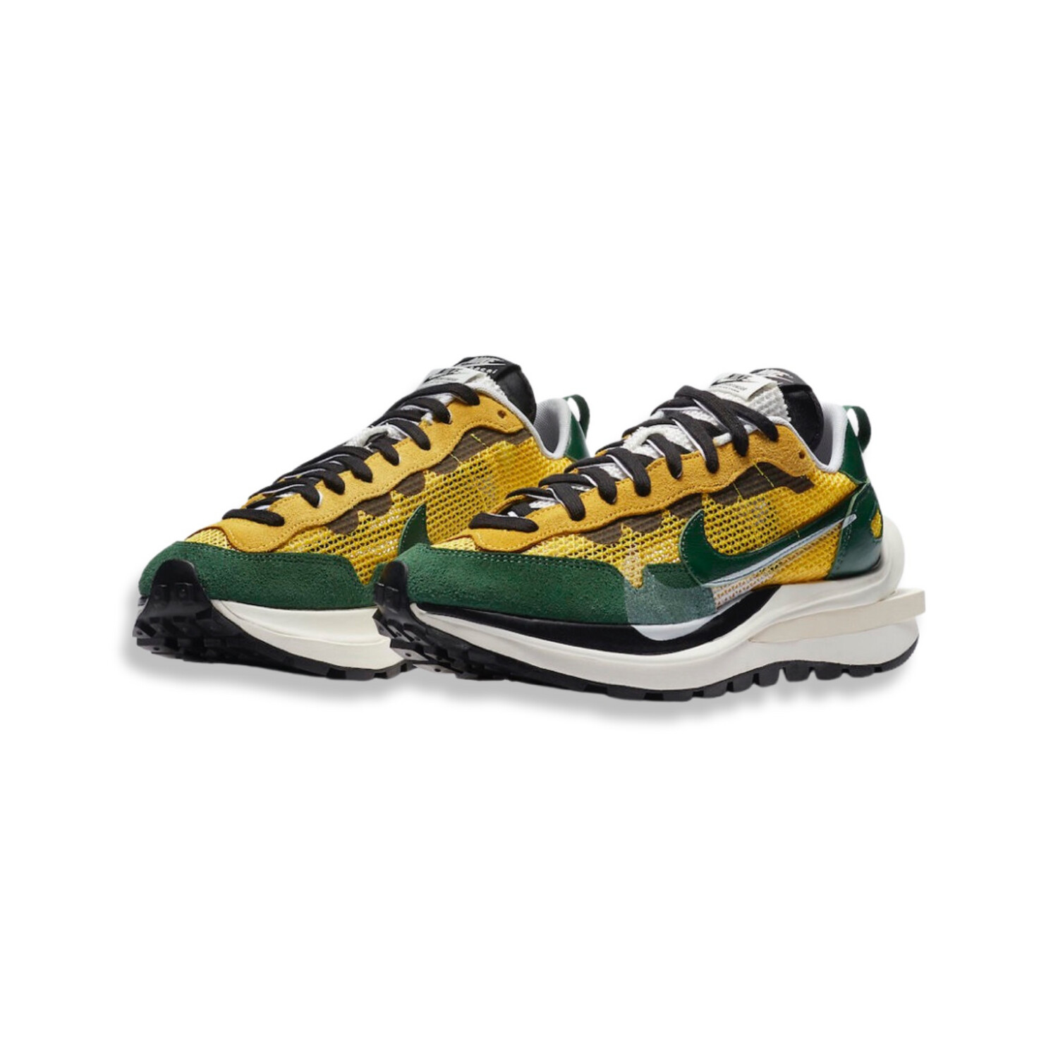 Nike x sacai VaporWaffle Tour Yellow &amp; Gorge Green-Sail