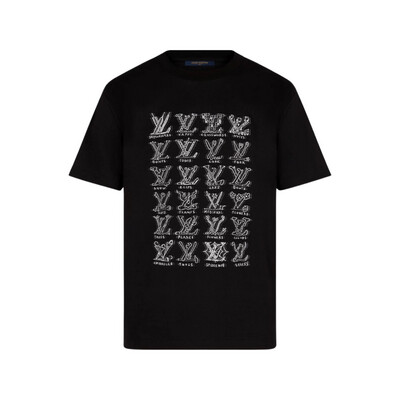 Louis Vuitton Cartoons Jacquard T-Shirt Black