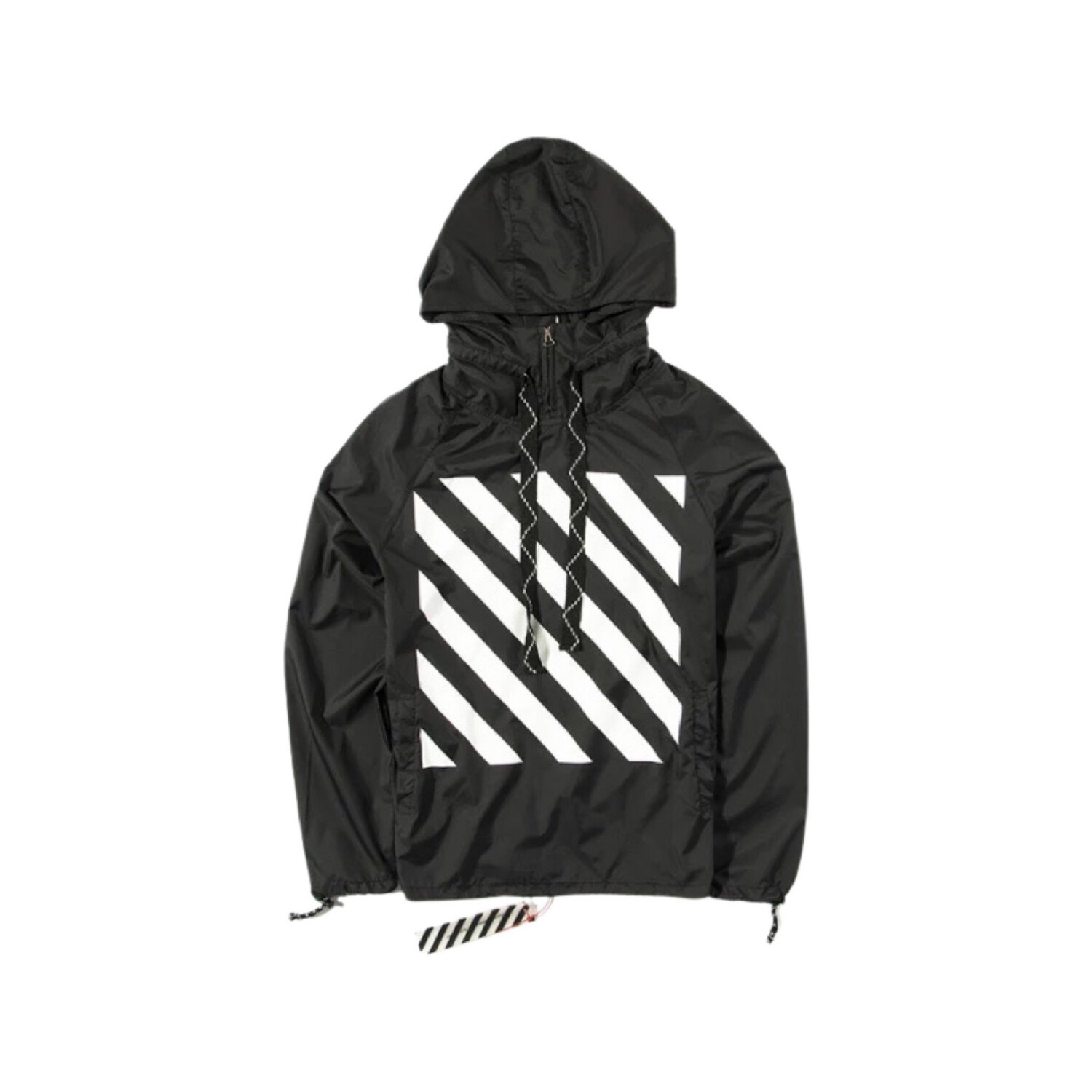 Off-White Windproof Jacket Off-Black Vision Windbreaker Black