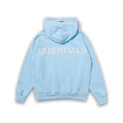 FEAR OF GOD Essentials 3m Logo Hoodie Blue