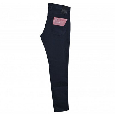 REPLAY
Men&#39;s Anbass Navy Blue Hyperflex Stretch Denim Jeans