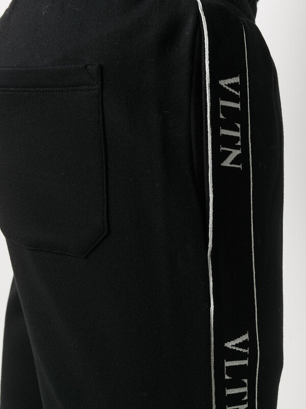 Valentino logo tape track trousers