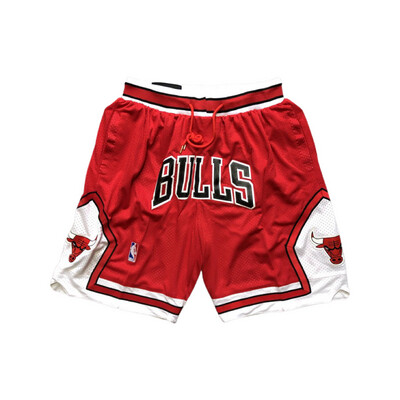 Just Don Shorts Chicago Bulls Red