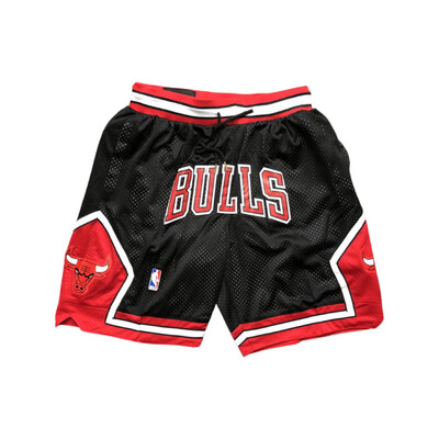 Just Don Shorts Chicago Bulls Black