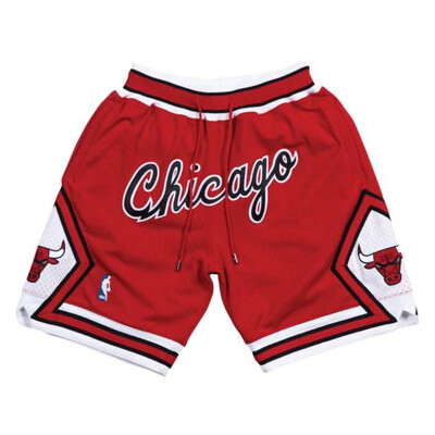 Just Don Shorts Chicago Bulls Red Classic 