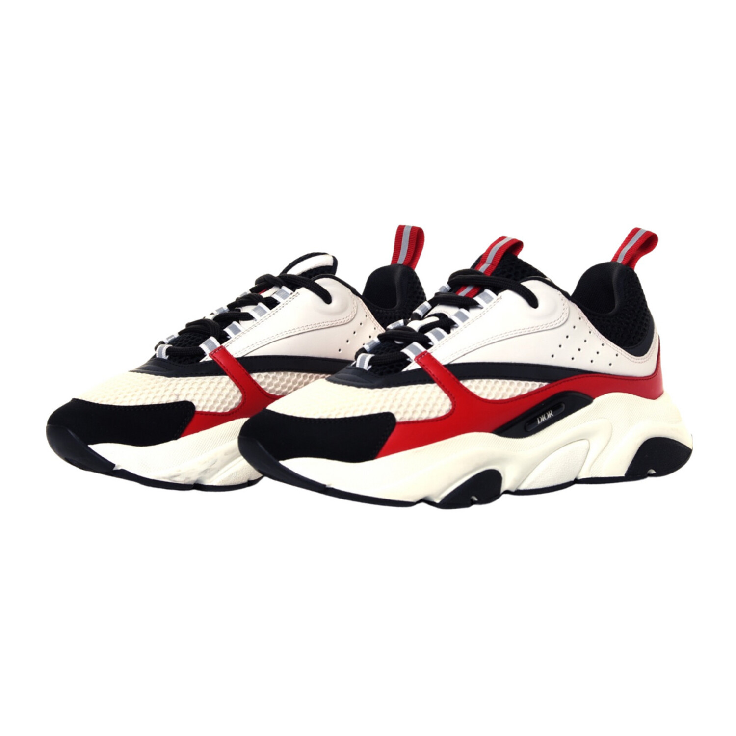 DIOR B22 Sneakers Black/ White &amp; Red