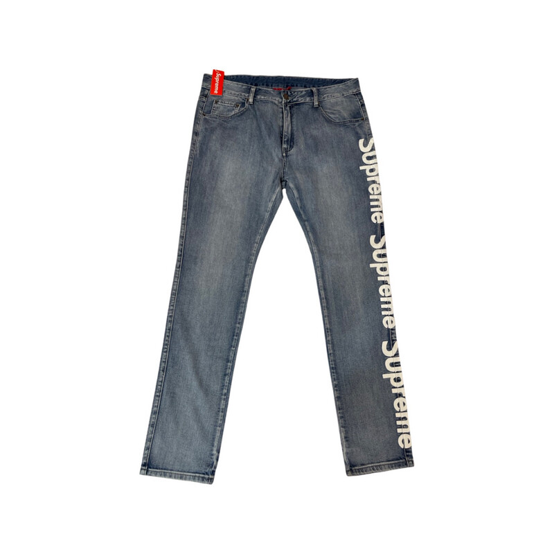 Supreme Denim Jeans Inset Logo Supreme Denim Jeans Inset Logo