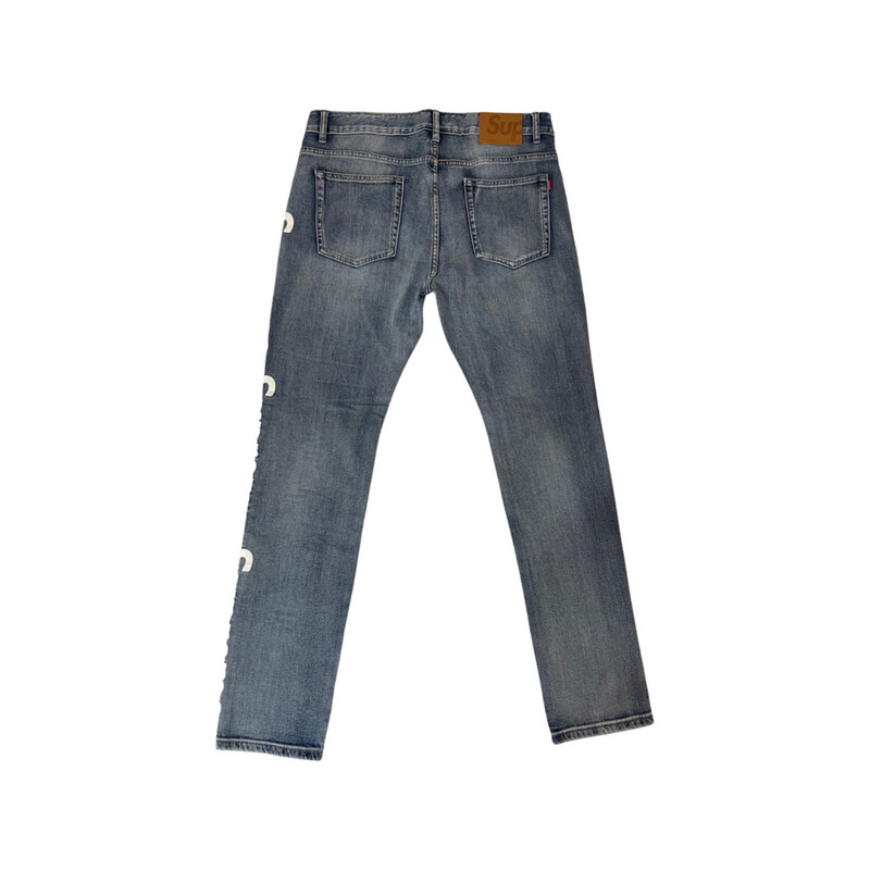 Supreme Denim Jeans Inset Logo