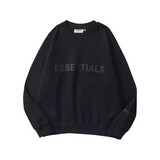 FEAR OF GOD ESSENTIALS CREW SWEAT BLACK