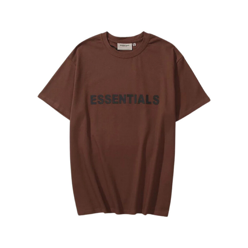 FOG ESSENTIALS 3D Silicon T-Shirt Dark Brown