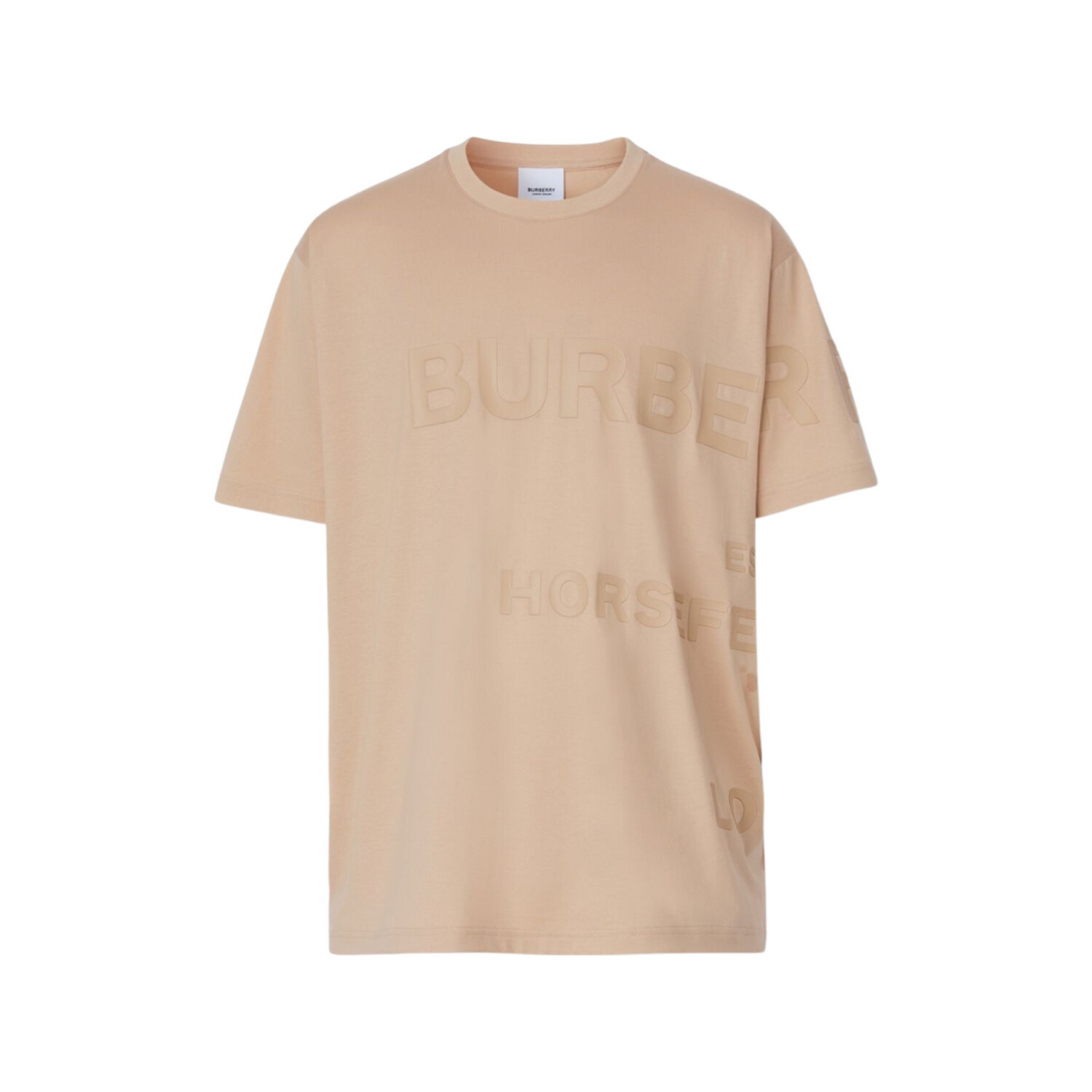 Burberry T-shirt Printed Horseferry Beige