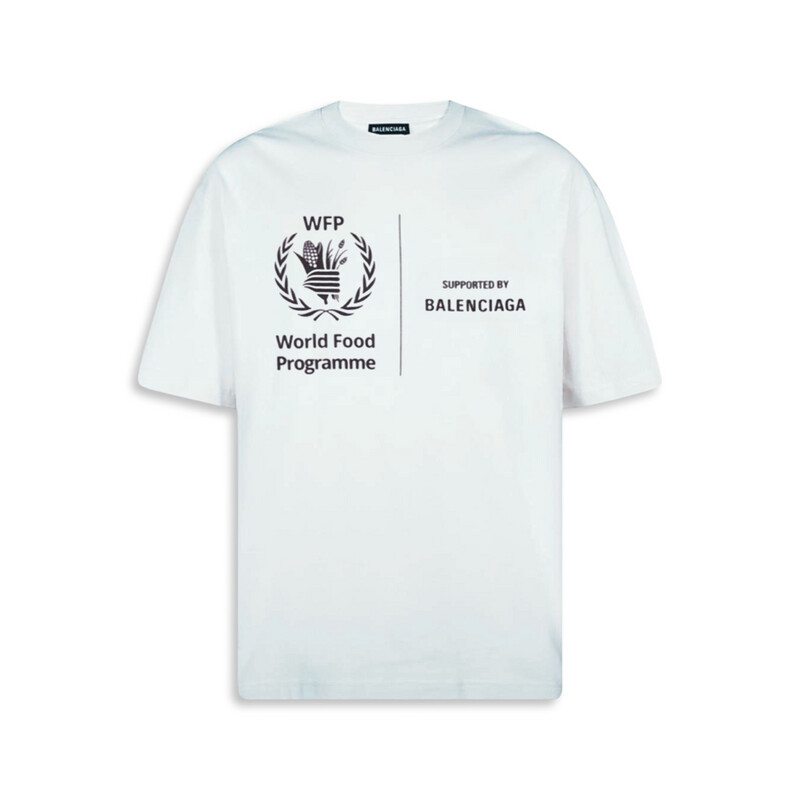 Balenciaga World Food Programme T-shirt White Balenciaga World Food Programme T-shirt White
