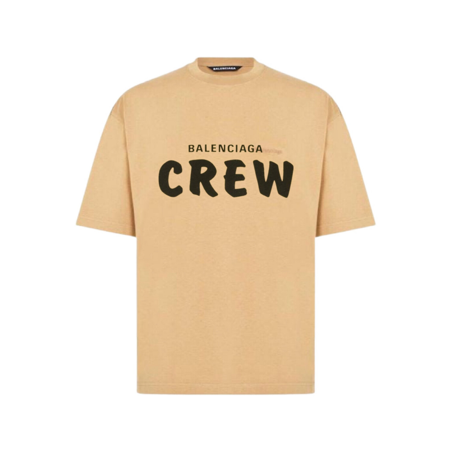 BALENCIAGA
Crew Cotton Oversized T-Shirt Beige