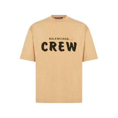 BALENCIAGA
Crew Cotton Oversized T-Shirt Beige