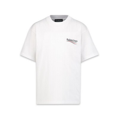 BALENCIAGA Political Campaign T-Shirt White